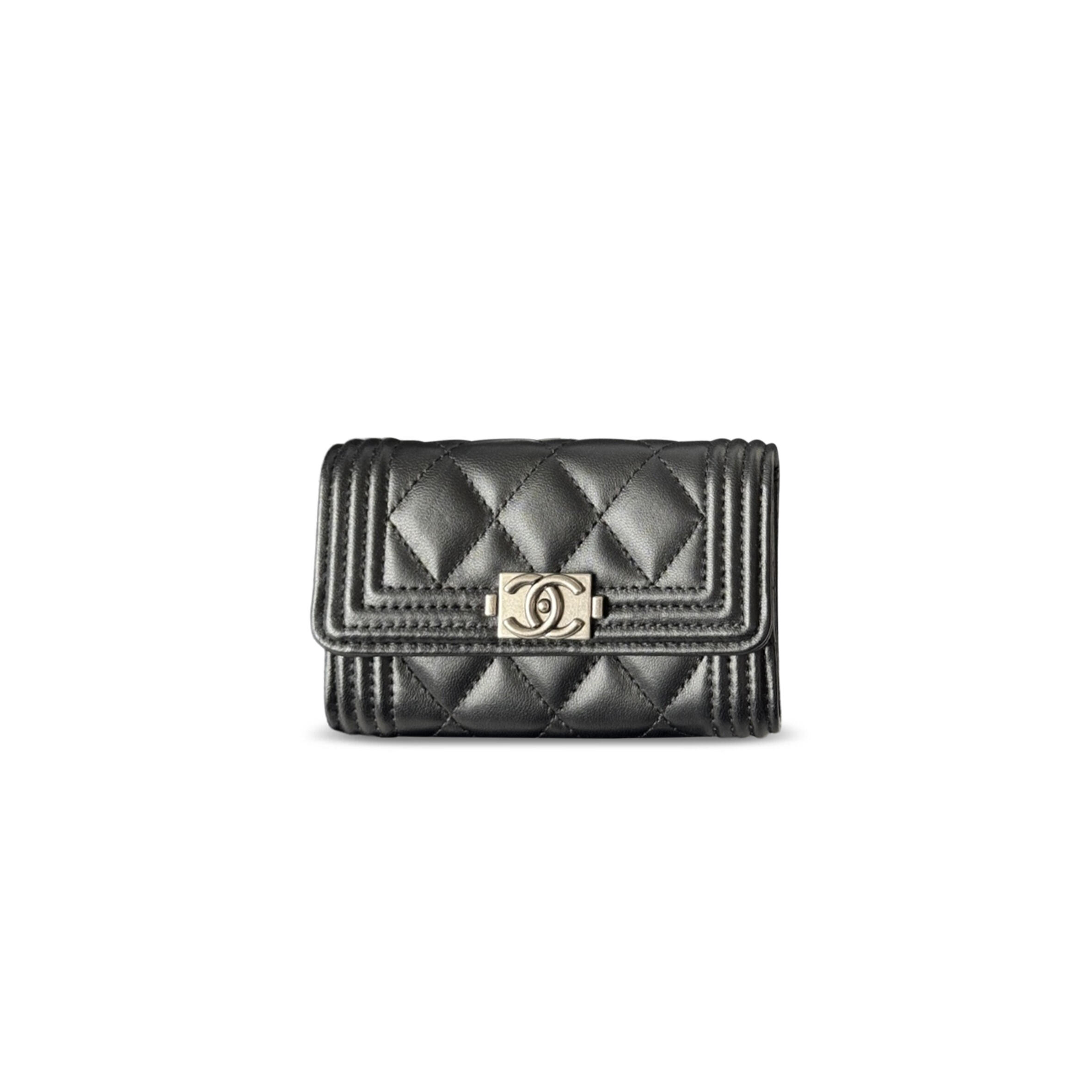 CHANEL BOY CHANEL FLAP CARD HOLDER A80603 (11*8.5*3cm)